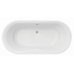 Cobra Xtacy/Sphere 1800x900x430 Built In Bath No Handles White