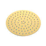 Cobra Seine Shower Head 1 Spray Round 200mm Brushed Gold
