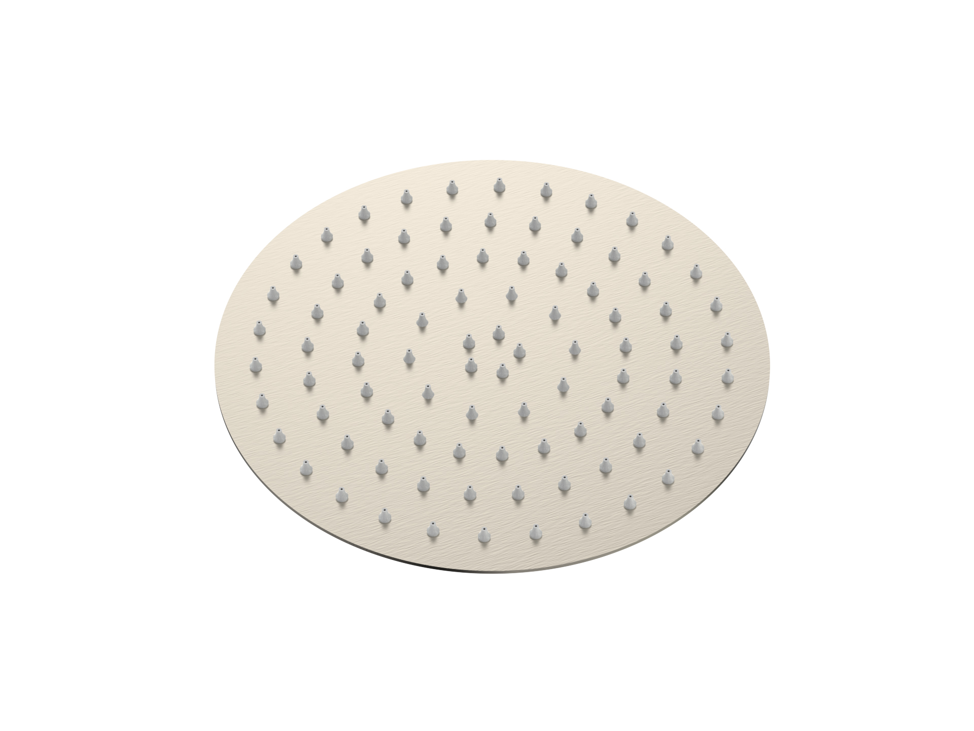 076BN.jpg Cobra Seine Shower Head 1 Spray Round 200mm Brushed Nickel - Image 1