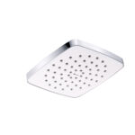 Cobra Den Shower Head 1 Spray Square 152mm White Faceplate