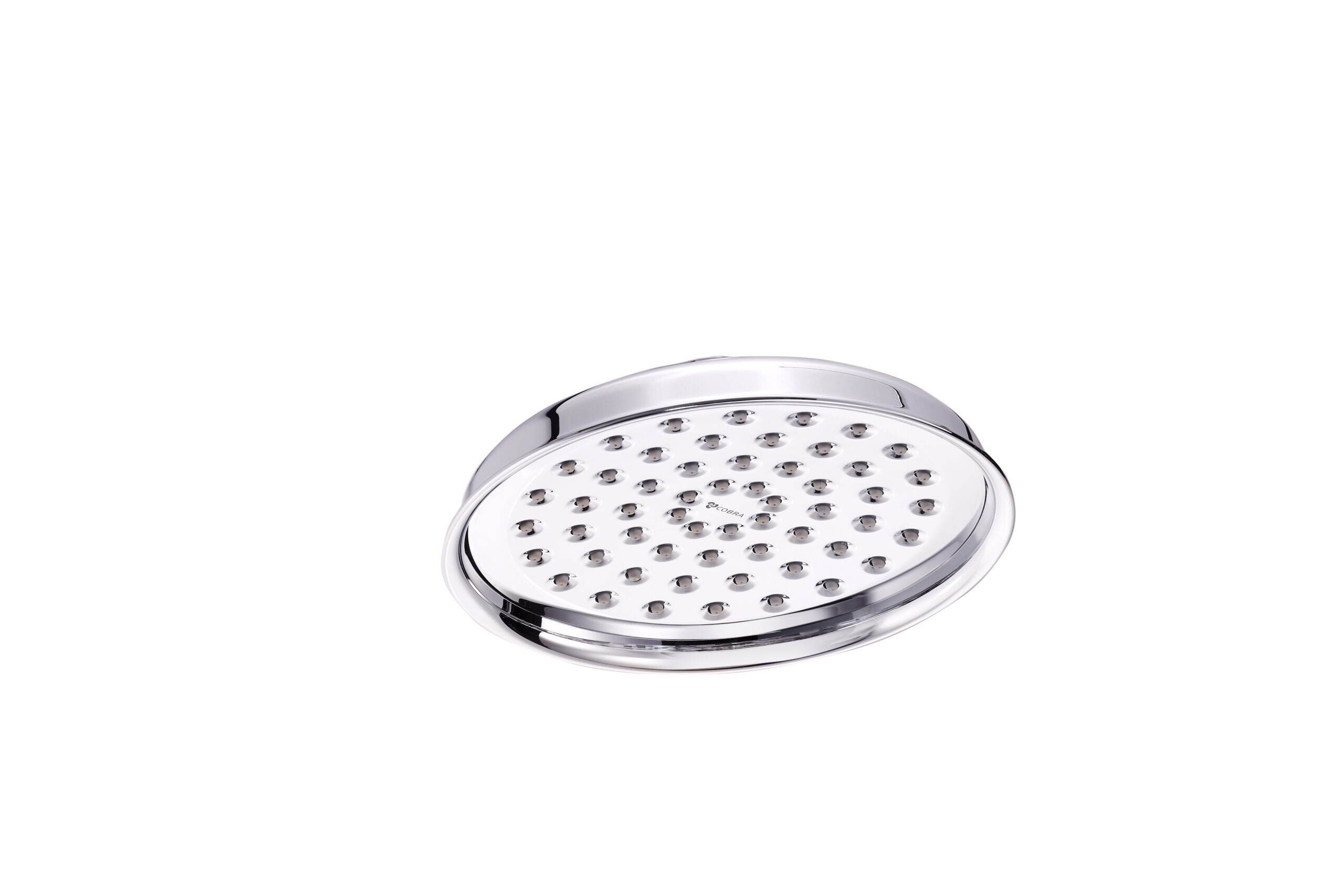 076SNUG-RND.jpg Cobra Snug Shower Head 1 Spray Round 173mm Chrome - Image 1