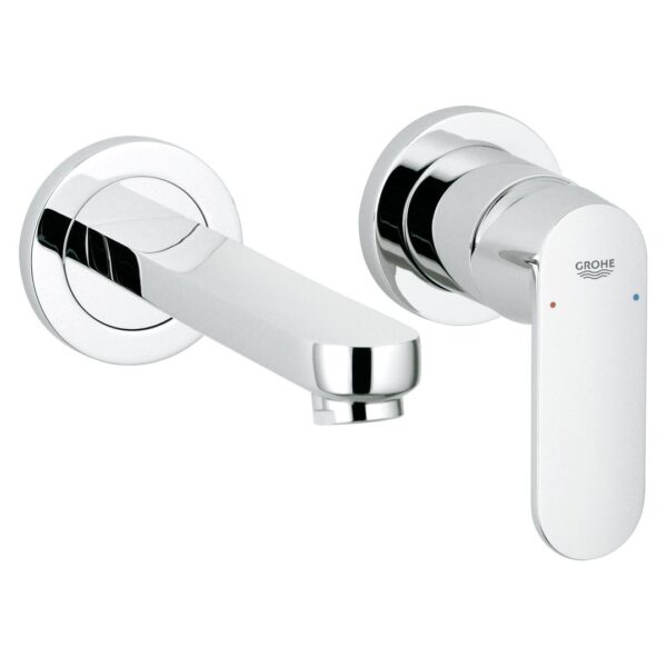 Grohe Eurosmart Cosmopolitan Two-Hole Basin Mixer S-Size Chrome