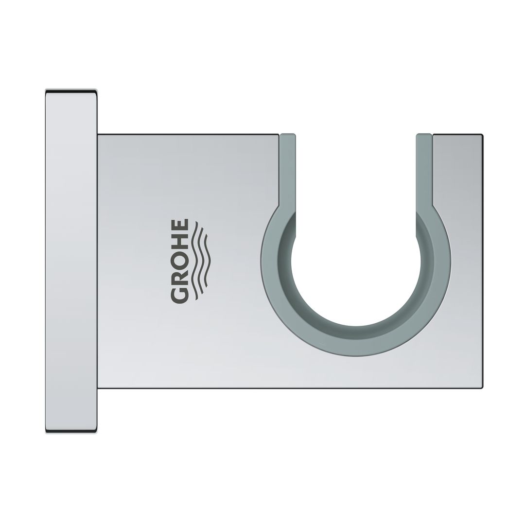 082415111200_1_QbI123s.jpg Grohe Euphoria Cube Wall hand shower holder chrome - Image 1