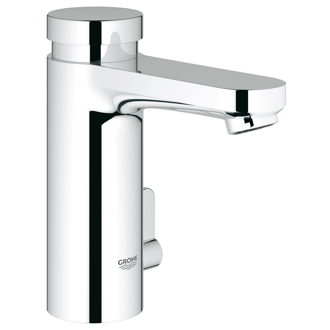 082415111200_1_iJpaUbN.jpg Grohe Eurosmart Cosmopolitan T Self-closing basin mixer with mixing device and adjustable temperature limiter chrome - Image 1