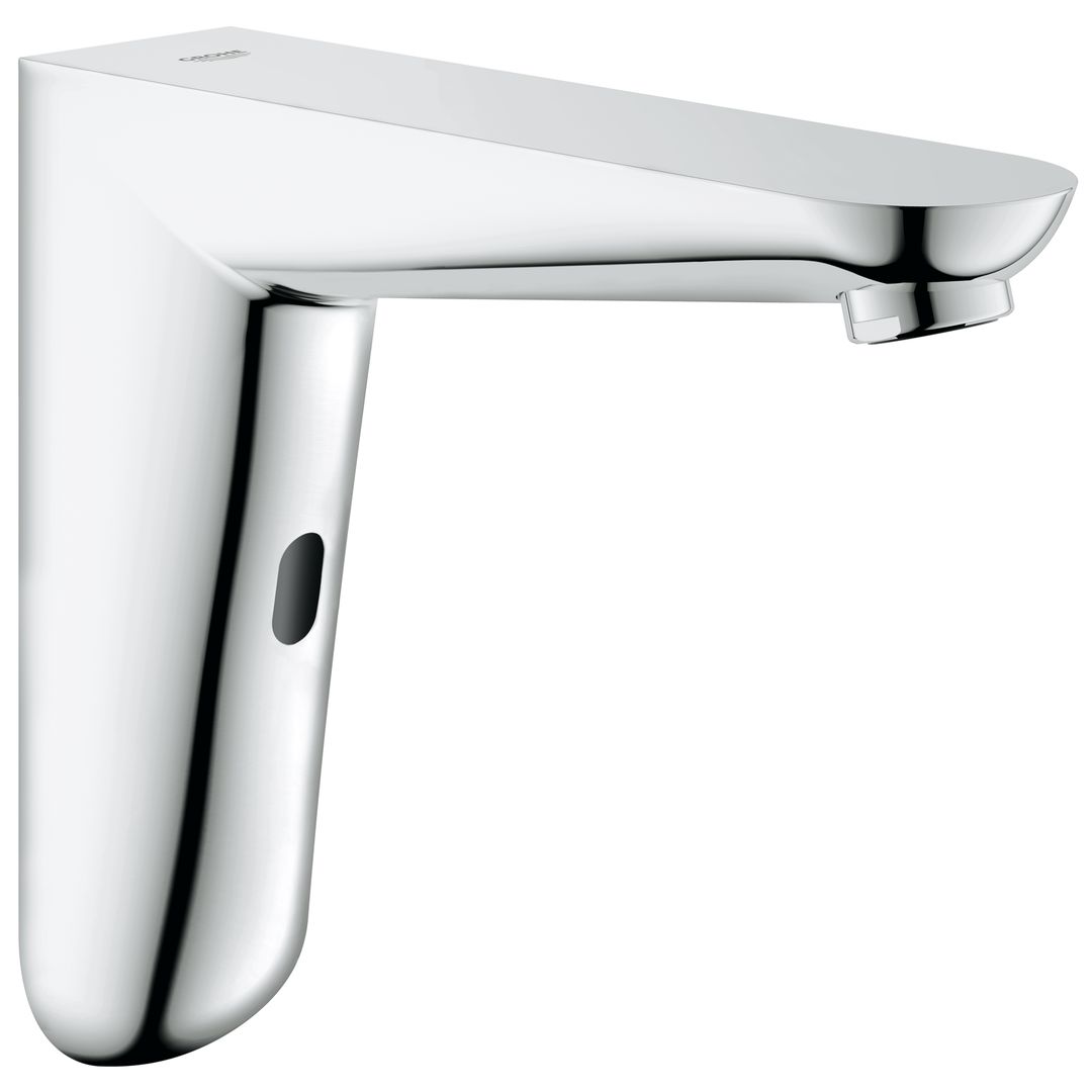 082415111200_1_wsP639Z.jpg Grohe Euroeco Cosmopolitan E Infra-red electronic wall basin tap without mixing device chrome - Image 1