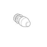 Grohe Dummy plug and escutcheon cap chrome