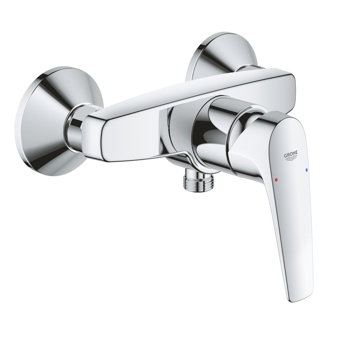 100319173154_4_ezDfoii.jpg Grohe BauFlow Single-lever shower mixer 1/2" chrome - Image 1