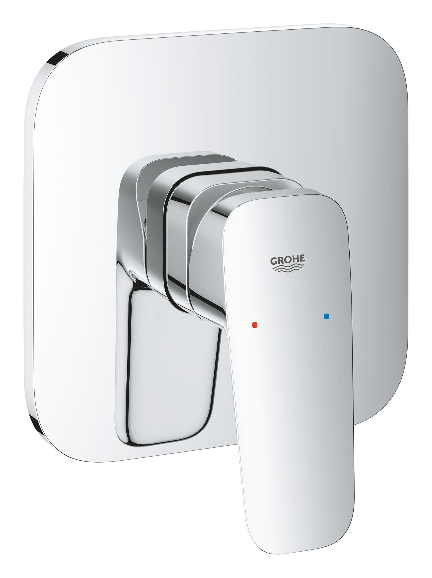 1017770000.jpg Grohe Cubeo Concealed Shower Mixer Trim Chrome - Image 1