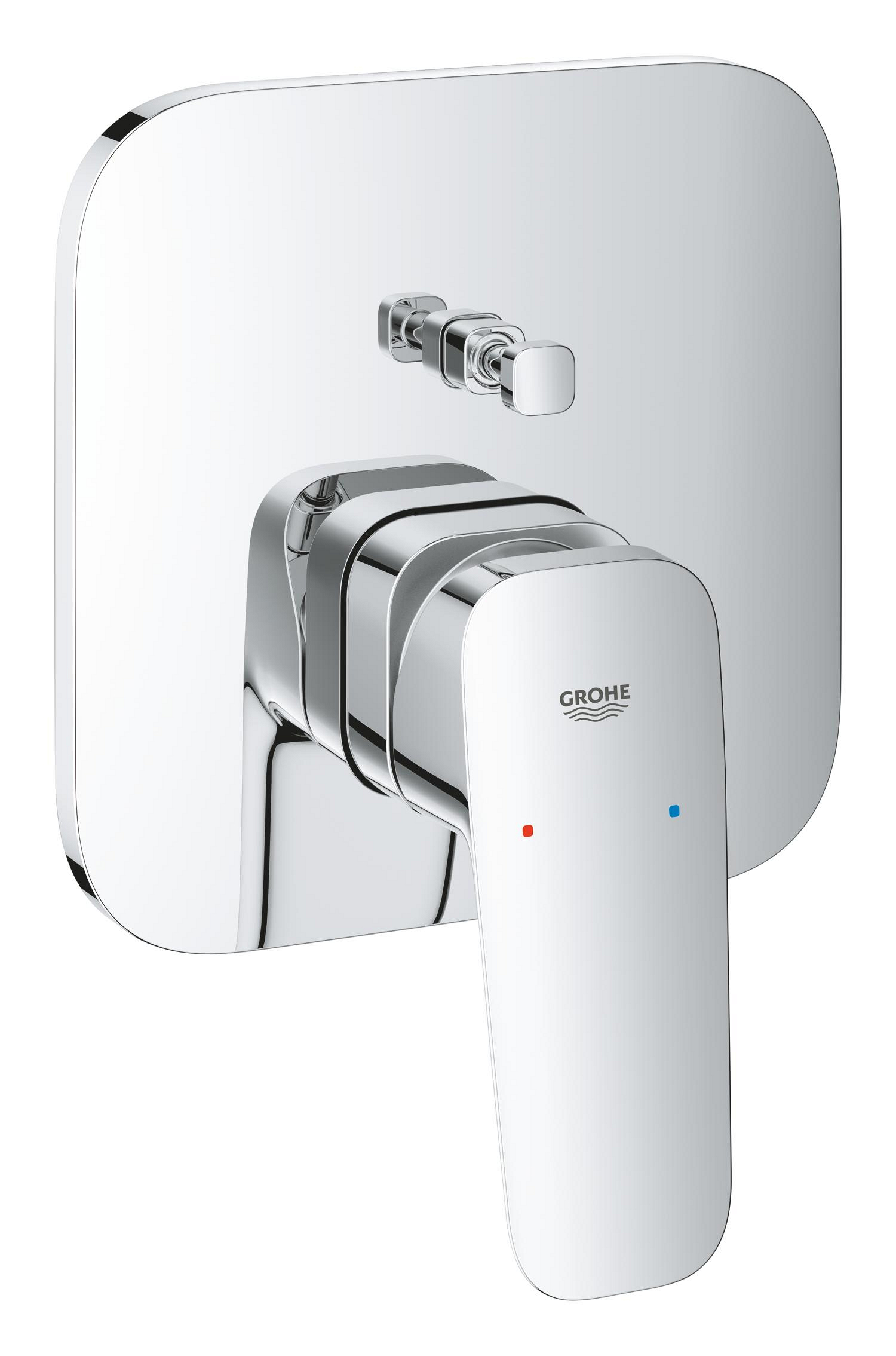 1017780000.jpg Grohe Cubeo Concealed Diverter Mixer Trim Chrome - Image 1
