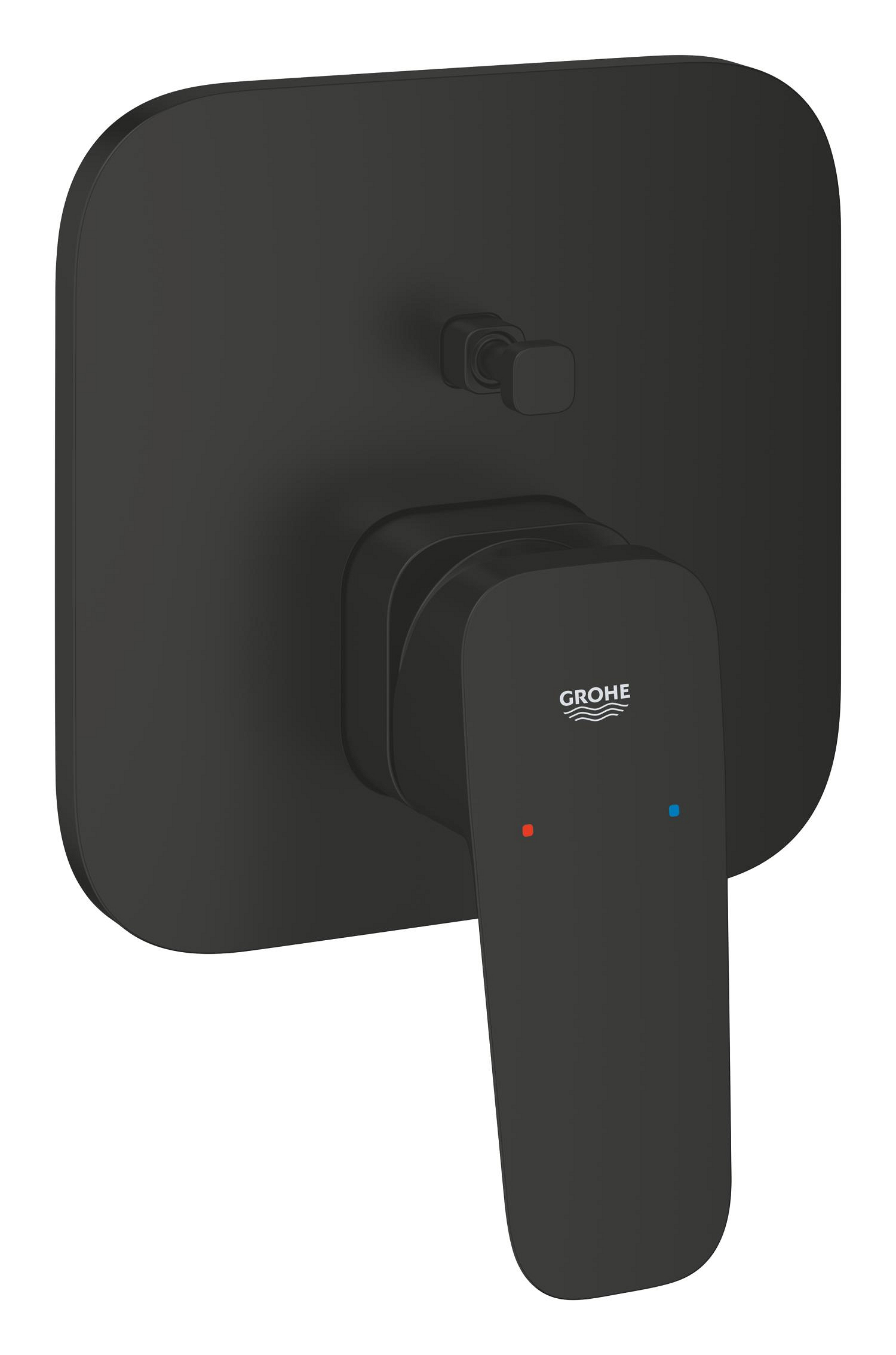 1017782430.jpg Grohe Cubeo Concealed Diverter Mixer Trim Matte Black - Image 1