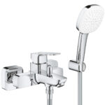 Grohe Cubeo Bath Mixer Exposed With Handspray Chrome