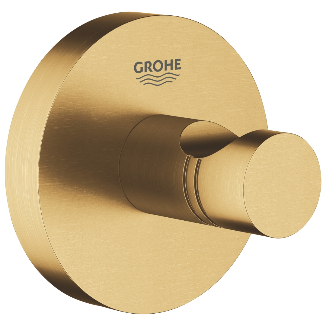 101920160520_5_5EL43dh.jpg Grohe Essentials Robe hook brushed cool sunrise - Image 1