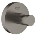 Grohe Essentials Robe hook brushed hard graphite