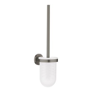 102219111527_501865.jpg Grohe Essentials Toilet brush set brushed hard graphite - Image 1
