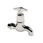 Cobra Star Heavy Pattern Bibtap Plain 1/2 MI Chrome