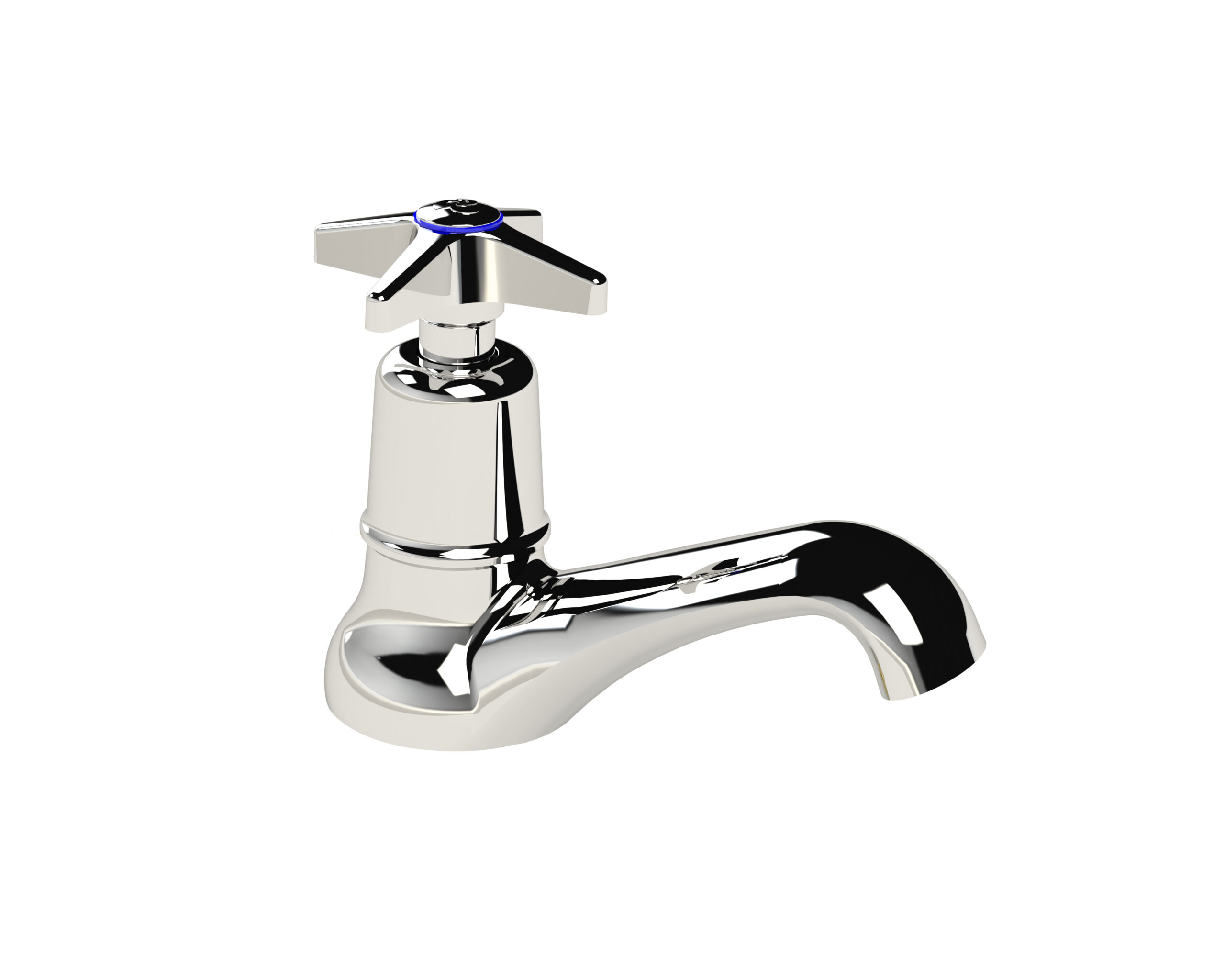 111-15NV.jpg Cobra Star Heavy Pattern Pillar Tap 1/2 MI Chrome - Image 1