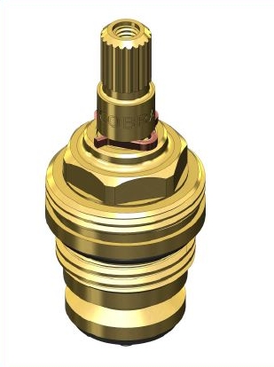 1264PNV.jpg Cobra Standard Headpart No Handle Rough Brass - Image 1