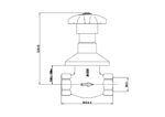 Cobra Star Heavy Pattern Stoptap Underwall 3/4 FI Chrome - Image 2