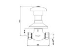 Cobra Star Heavy Pattern Stoptal Underwall 15mm Compression Chrome - Image 2