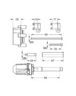 Grohe Universal extension set single-lever mixers, 25 mm - Image 2