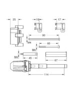 Grohe Universal extension set single-lever mixers, 50 mm - Image 2