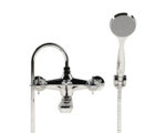 Cobra Star Heavy Pattern Bath Diverter Mixer Wall Type & Handshower Set 3/4 MI Chrome