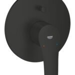 Grohe Eurosmart Single-Lever Bath/Shower Mixer Trim Matte Black