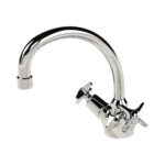 Cobra Star Heavy Pattern Sink Mixer Pillar Type M10X1/2 FI Chrome