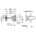 Grohe Single-lever mixer 1/2", concealed body - Image 2