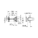 Grohe Single-lever mixer 1/2", concealed body - Image 2