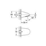 Grohe Relexa 70 Sports head shower 1 spray chrome - Image 2