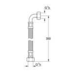 Grohe Flexible connection hose chrome - Image 2
