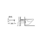 Grohe Flush pipe extension black - Image 2