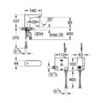 Grohe Euroeco Cosmopolitan E Powerbox chrome - Image 2