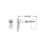 Grohe Rapid Sl Wall Brackets 2 Pieces - Image 2