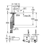 Grohe Eurosmart Cosmopolitan E Powerbox chrome - Image 2