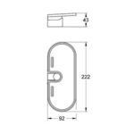 Grohe Vitalio Universal Tray for shower rail - Image 2