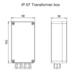 Cobra Electronic Ip67 Transformer Box, Power SuPPly For Single Installation - Image 2