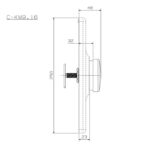 Cobra Spare Palm Press Button For Front Access Box - Image 2