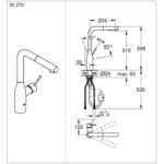 Grohe Essence Single-lever sink mixer 1/2" warm sunset - Image 2