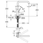 Grohe Essence Single-lever sink mixer 1/2" warm sunset - Image 2