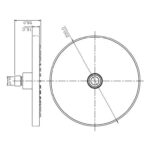 Cobra Liana Shower Head Round Chrome - Image 2