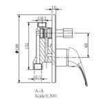 Cobra Zambezi Bath/Shower Concealed Diverter Mixer 4 Ports 1/2 FI Chrome - Image 2