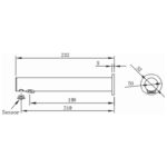 Cobra Electronic Spout Wall Type No Touch 15mm FI Inlet Chrome - Image 2