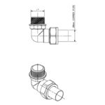 Cobra Compression Elbow 90 CXMI 28mm Rough Brass - Image 2
