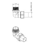 Cobra Compression Elbow 90 CXMI 15mm Rough Brass - Image 2