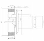 Cobra Metering Stoptap Underwall Press Button Delay 1/2 Chrome - Image 2