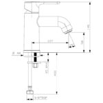 Cobra Snug Basin Mixer Chrome - Image 2