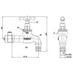 Cobra RB Light Pattern Hose Bibtap Pushfit 1/2 - Image 2