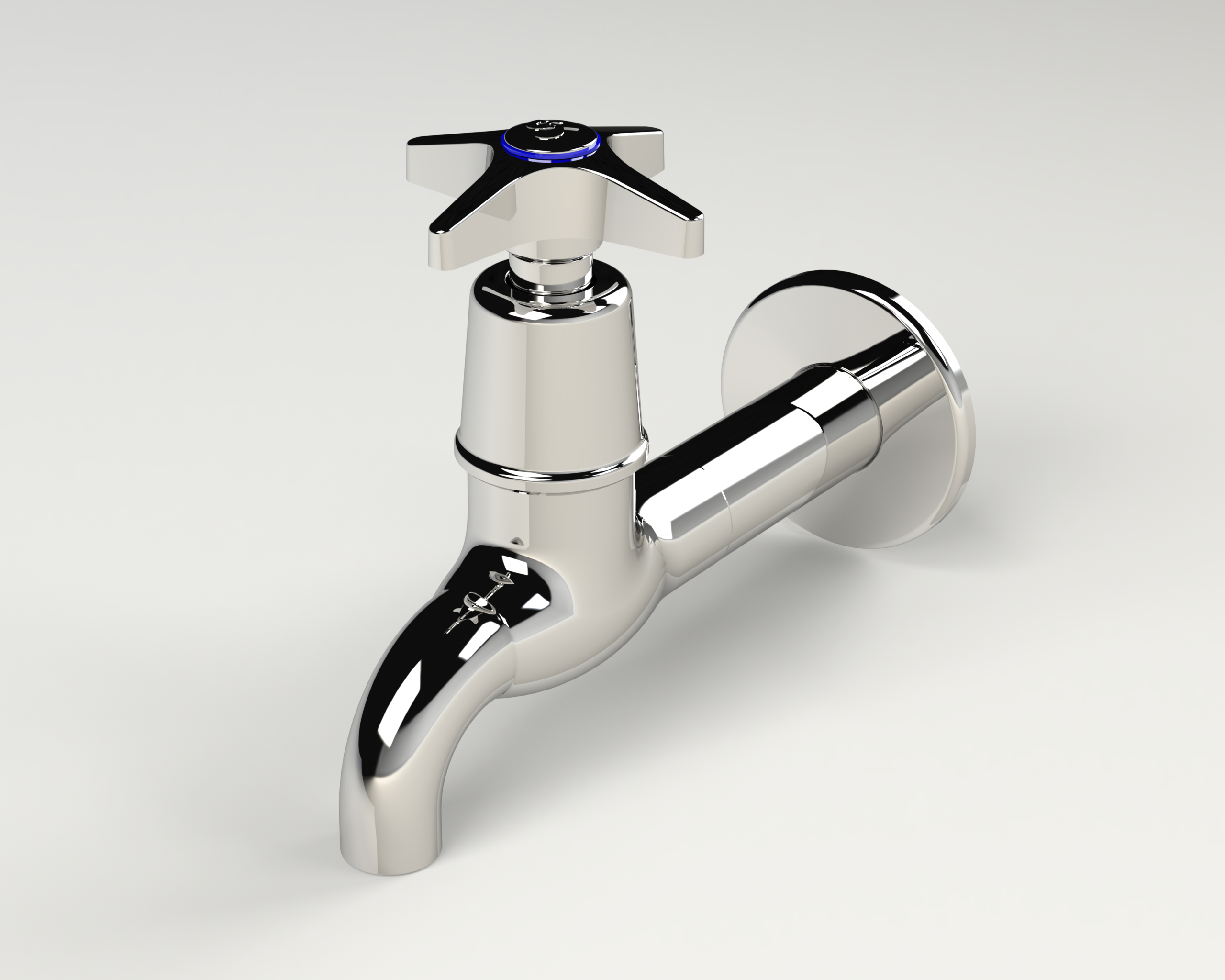 206EXT-15-Star_2.png Cobra Star Original Light Pattern Extended Bibtap 1/2 MI Chrome - Image 1
